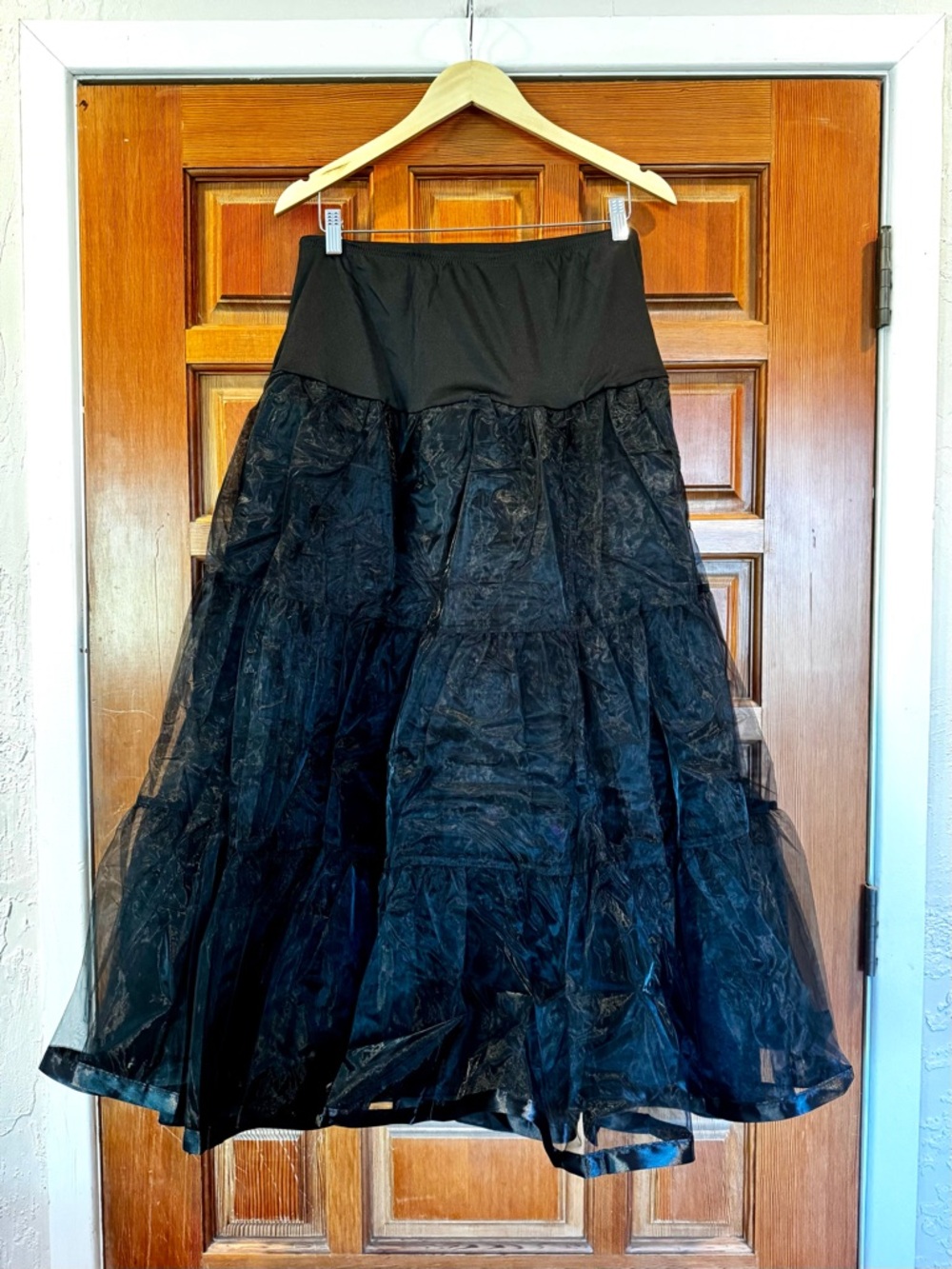 NWOT black 3 layer crinoline / petticoat XL - Picture 2 of 7